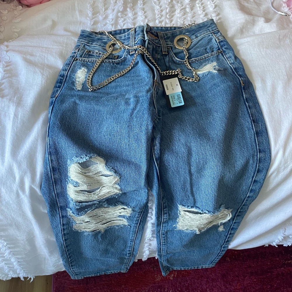 LF denim chain jeans size 24